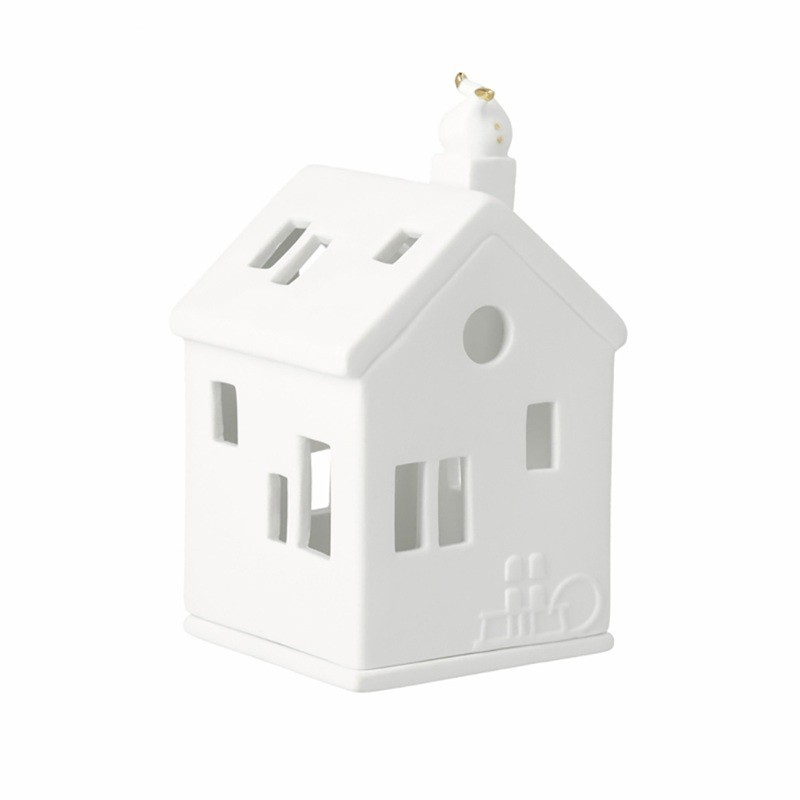 Photophore maison - Père Noël dans la cheminée