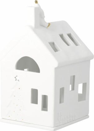 Photophore maison - Père Noël assis