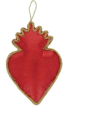 Suspension de Noël - Coeur rouge