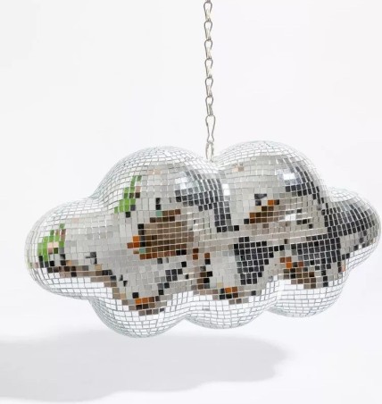 Nuage disco à suspendre - 30cm