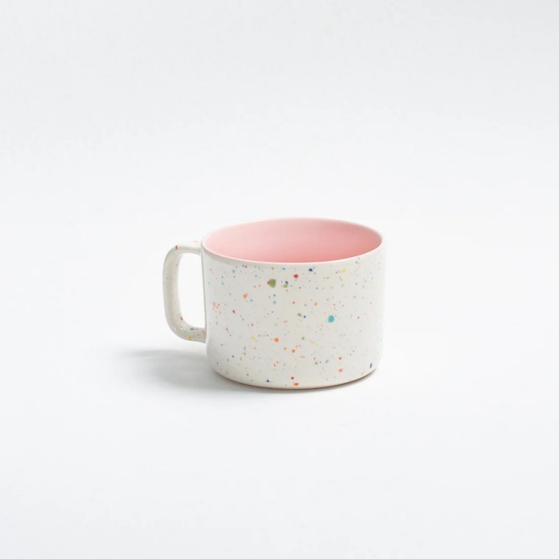 Mug 450 ml - Blanc tacheté