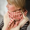 Foulard Damier - Grenat