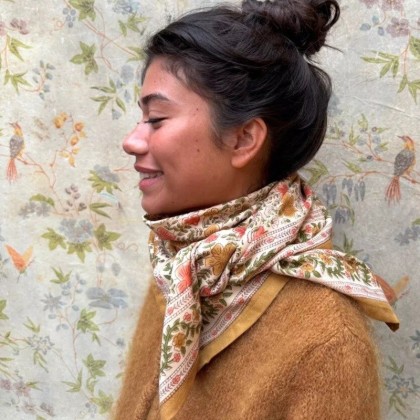 Foulard Ellis - Ocre