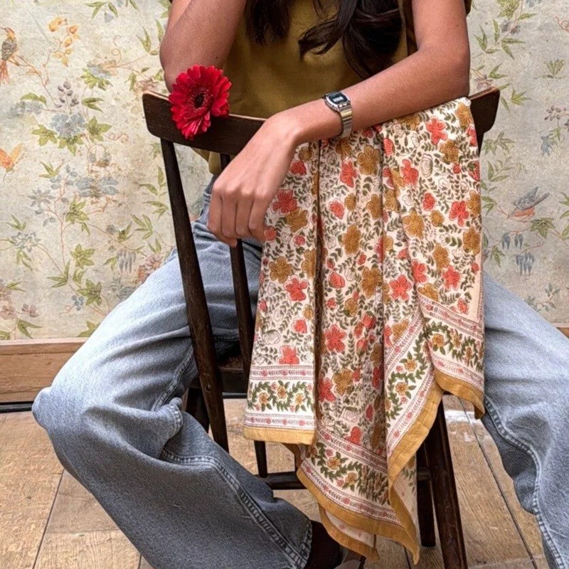 Foulard Ellis - Ocre