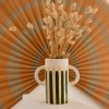 Vase anses - Rayures Vert