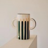 Vase anses - Rayures Vert