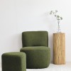 Fauteuil bouclette - Kaki