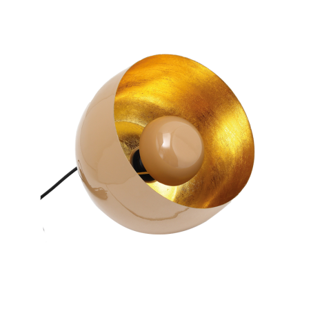 Grande lampe cloche - Brun