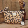 Trousse maquillage - Leopard camel