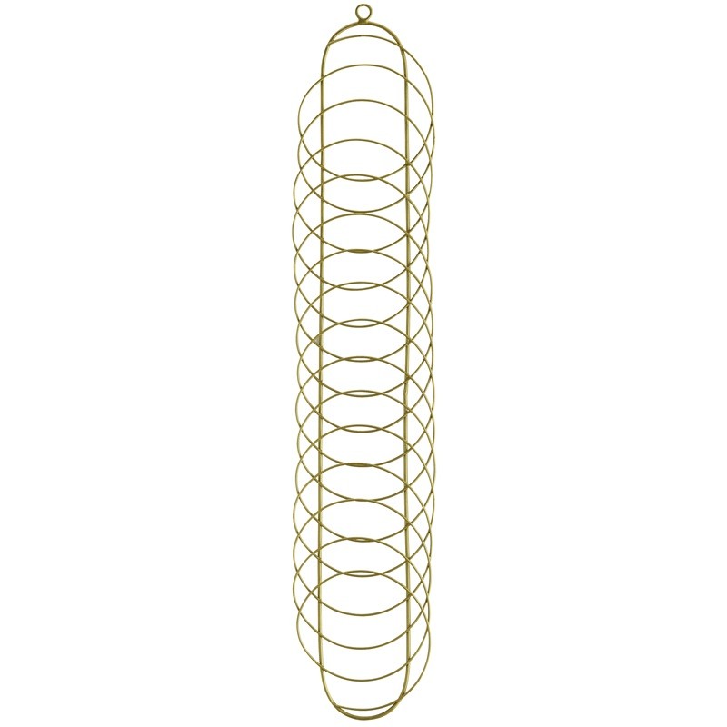 Porte cartes "boucles" - Laiton