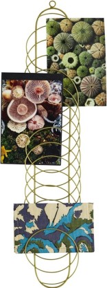 Porte cartes "boucles" - Laiton