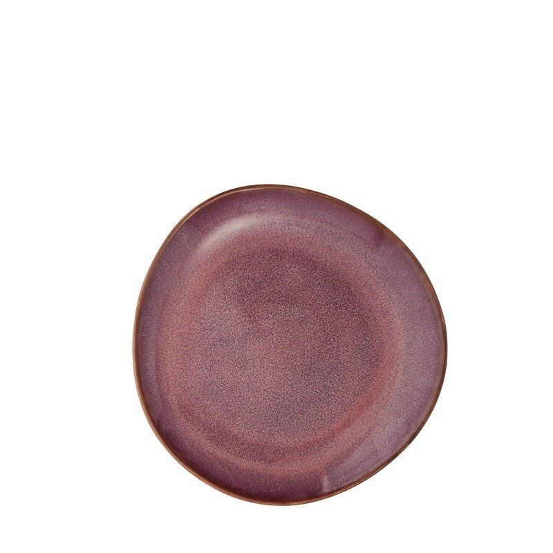 Petit plat en céramique - Prune
