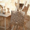 Sac cabas - Léopard Camel