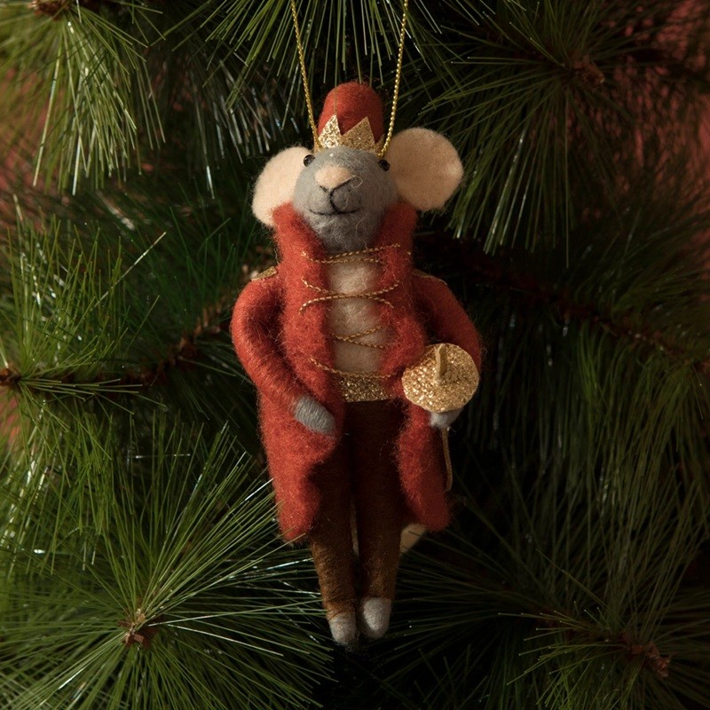 Décoration de Noël - Souris artiste