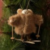 Décoration de Noël - Souris skieur