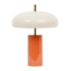 Lampe à poser - Orange et écru