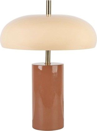 Lampe à poser - Terracotta et beige
