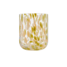 Verre moucheté Kaki - Maison Saudade
