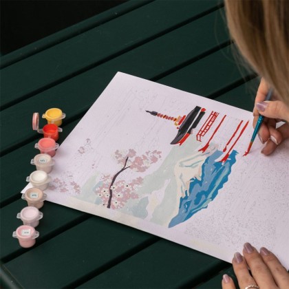 Kit de peinture - Mont Fuji - La Petite Épicerie