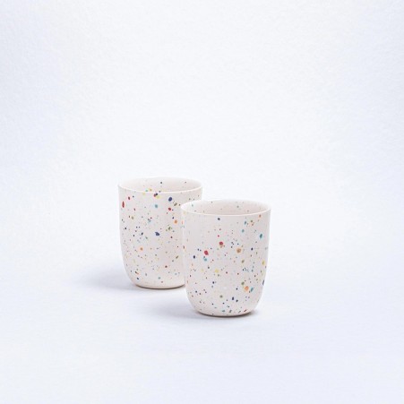 Mug 220 ml - Blanc tacheté