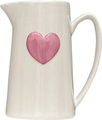 Pichet - Coeur rose