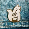 Pins Cat milk imaginé par la marque française All the ways to say