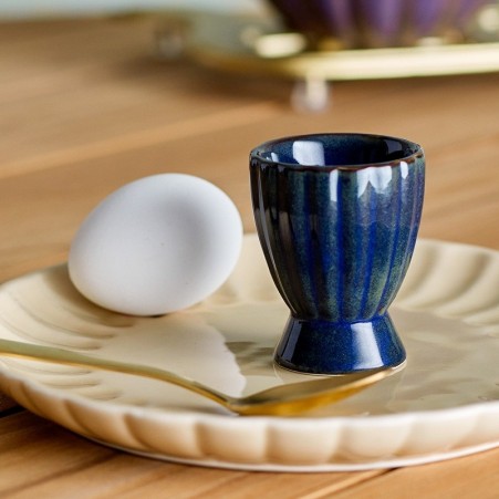 Coquetier céramique - Bleu - Latina - Bloomingville