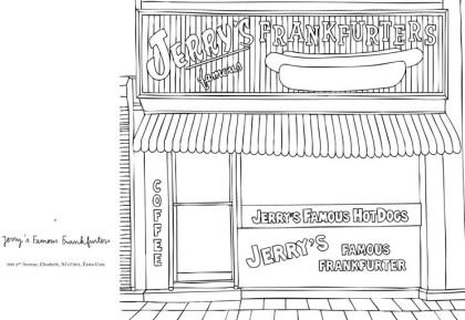 Carnet de coloriage-New york-Zoe de las cases