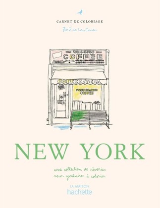 Carnet de coloriage - New york - Zoe de las cases