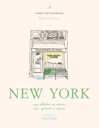 Carnet de coloriage - New york - Zoe de las cases