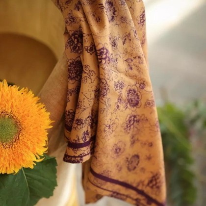 Foulard Antoinette - Prune - Bellemme