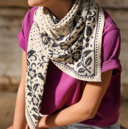 Foulard Hindi - Ecru - Bellemme