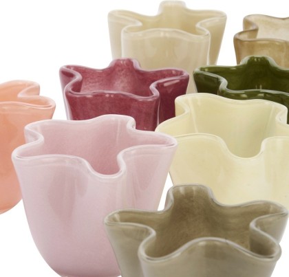 Vase en verre - Rose - Madam Stoltz