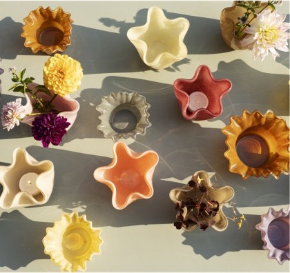 Vase en verre-Coloris rose-Madam Stoltz