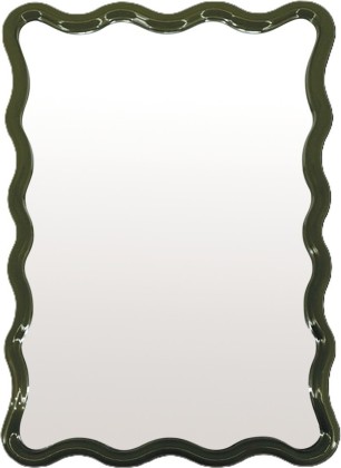 Miroir ondule - Vert kaki