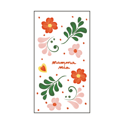 Serviettes en papier recyclé - Mamma mia