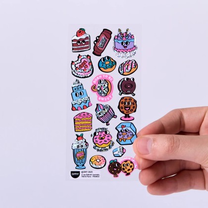 Stickers Donuts - Autocollants fun et colorés