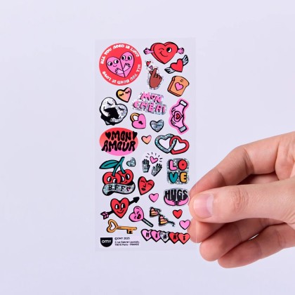 Stickers Love - Autocollants affectueux