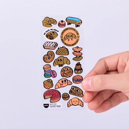 Stickers Iconic Croissants - Autocollants gourmands