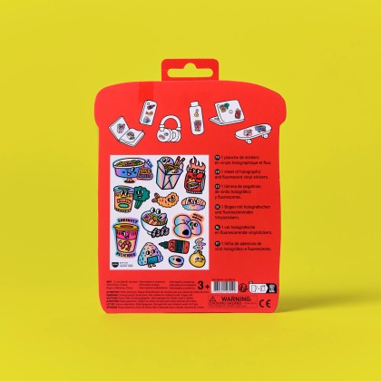 Stickers Noodle - Autocollants plats d'Asie