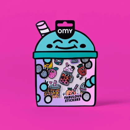 Stickers Bubble Tea - Autocollants gourmands et rigolos