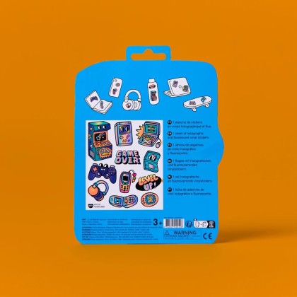 Stickers Game Over - Autocollants jeux vidéos