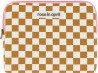 Housse Ipad Anouk - Damier caramel - Rose in april