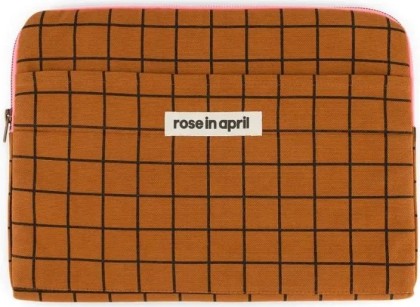 Housse d'ordinateur Octave - Check ginger - Rose in april