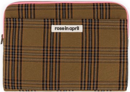 Housse ordinateur Octave - Tartan - Rose in april