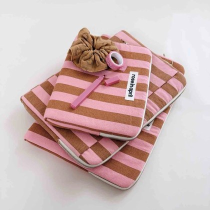 Housse Ipad Anouk - Strawberry / Caramel - Rose in april