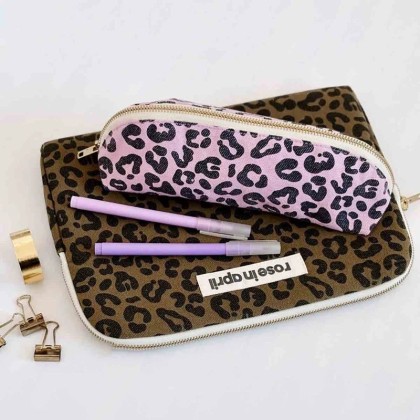 Housse Ipad Anouk - Graou olive - Rose in april