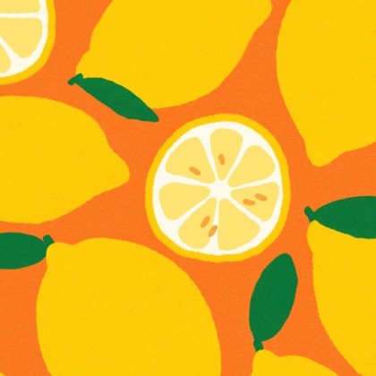 Éventail motif citrons I Léger, pratique et idéal pour cet été