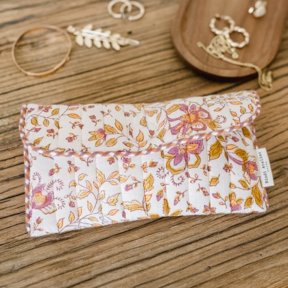 Etui à lunettes - Folk Story Pétale - Bindi Atelier I Élégant et pratique