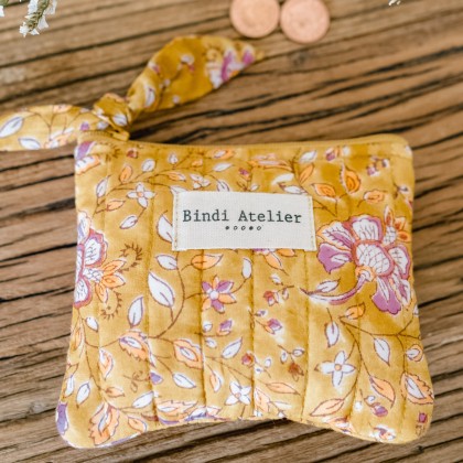 Porte monnaie Folk Story Sun - Bindi Atelier I Élégant et pratique